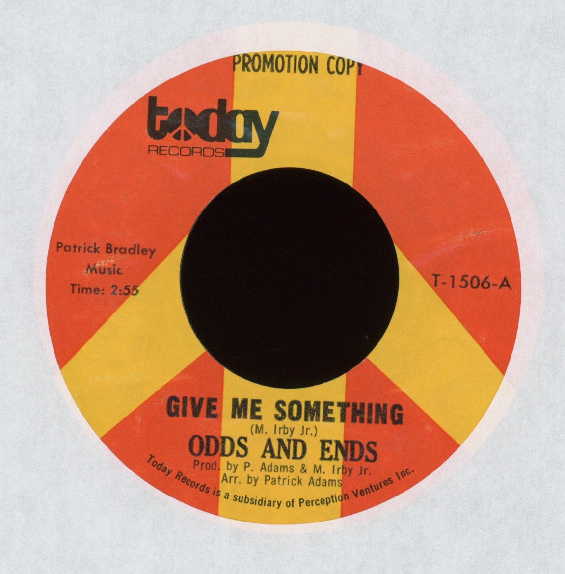 Odds And Ends - Who Could Doubt My Love on Today Soul Funk 45