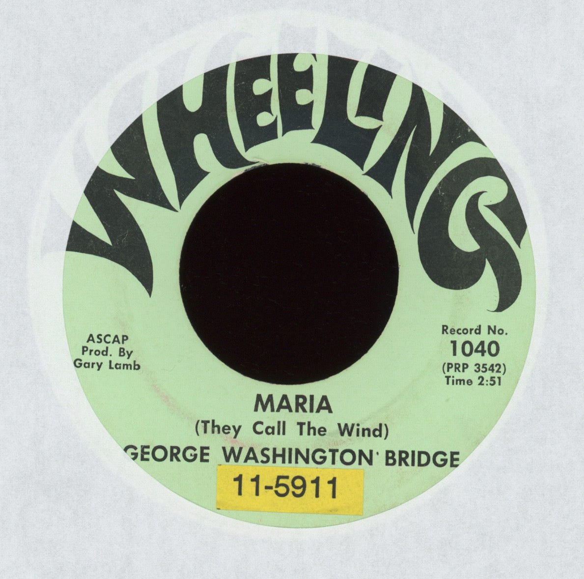 George Washington Bridge - Manhattan on Wheeling Psych Fuzz Garage 45