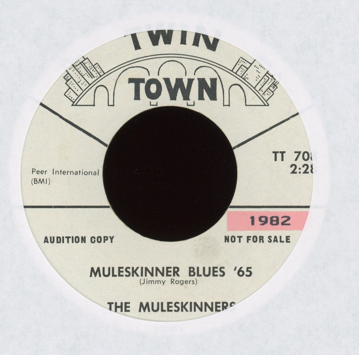 The Muleskinners - Muleskinner Blues '65 on Twin Town Promo Rockabilly 45