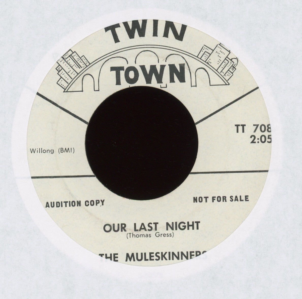 The Muleskinners - Muleskinner Blues '65 on Twin Town Promo Rockabilly 45