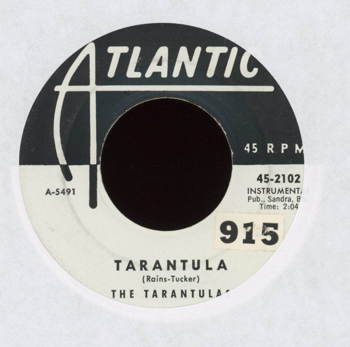 The Tarantulas - Tarantula / Black Widow on Atlantic Promo Surf 45