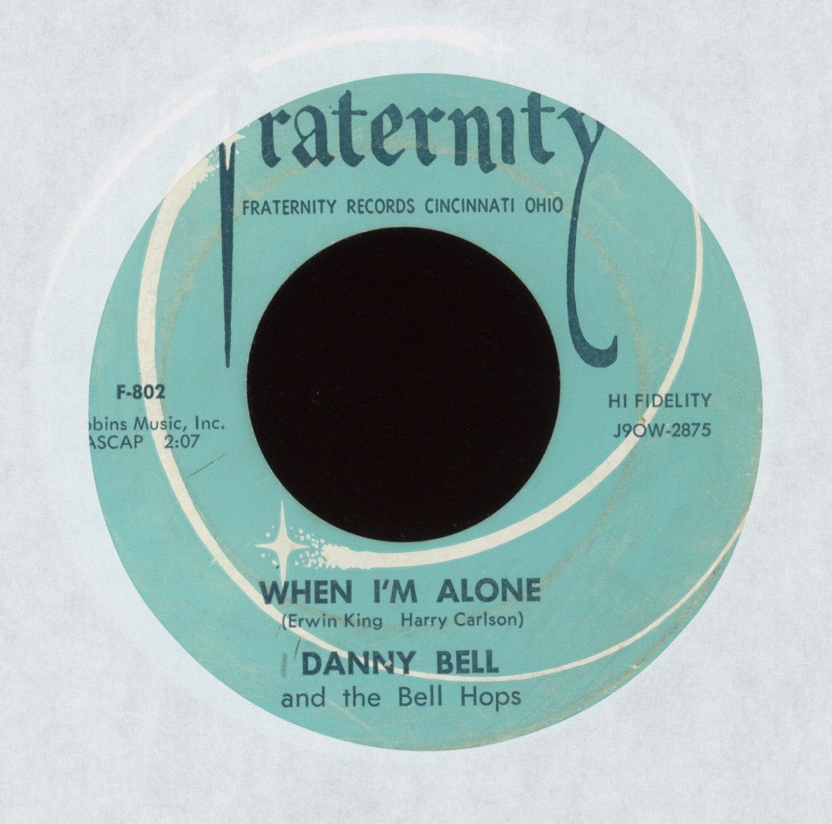 Danny Bell & The Bell Hops - Chili With Honey on Fraternity Sleazy R&B 45