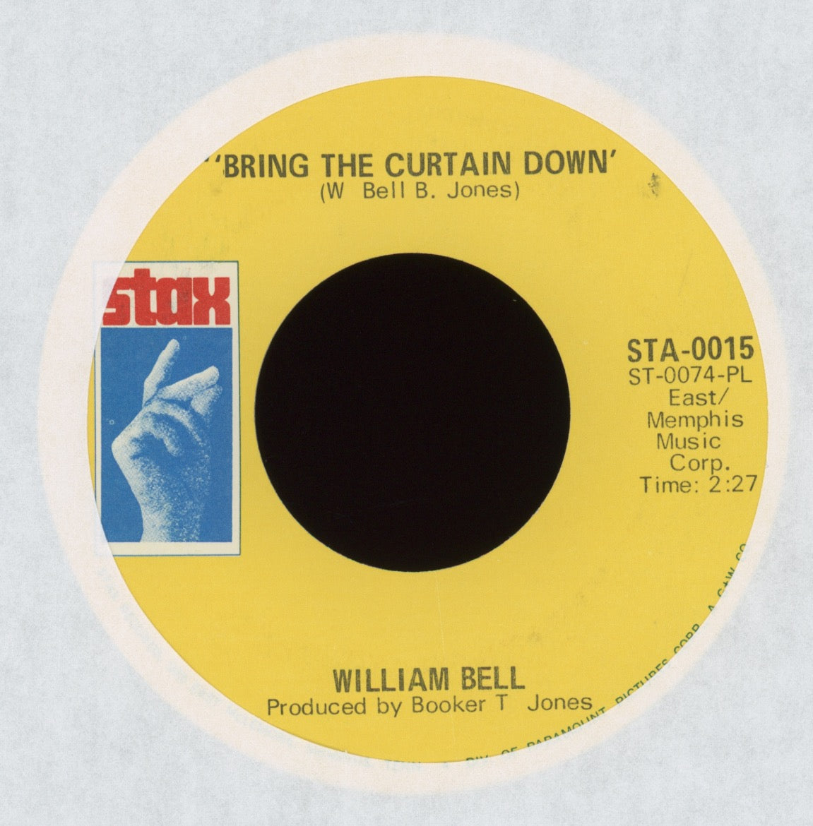 William Bell - I Forgot To Be Your Lover on Stax Soul 45 Samples