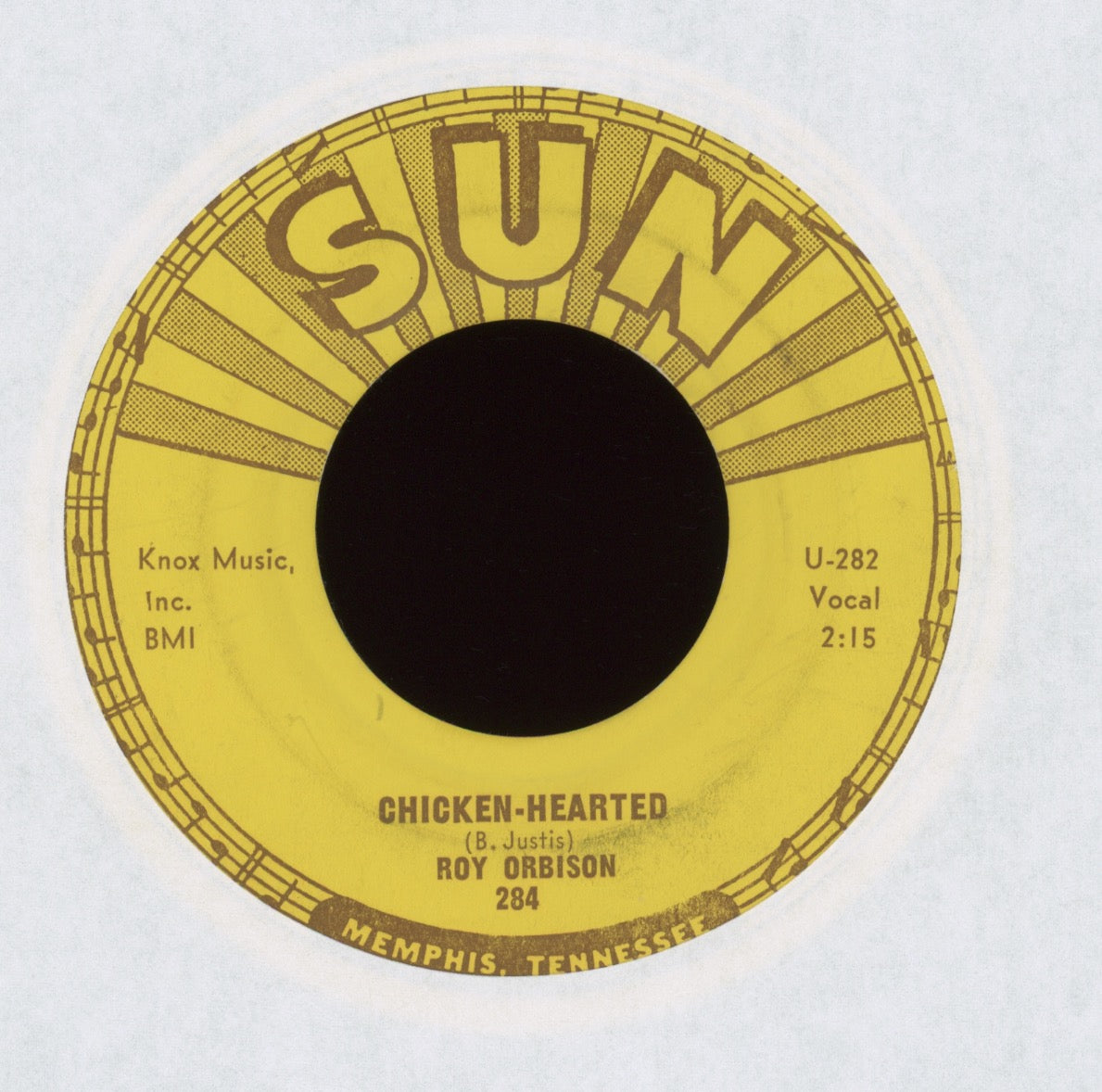 Roy Orbison - Chicken-Hearted on Sun Rockabilly 45
