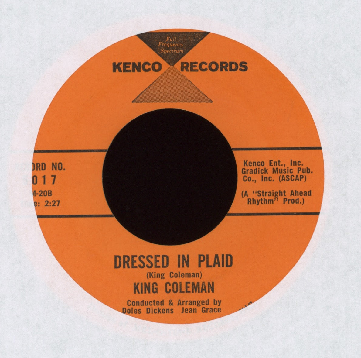 King Coleman - Alley Rat on Kenco R&B 45