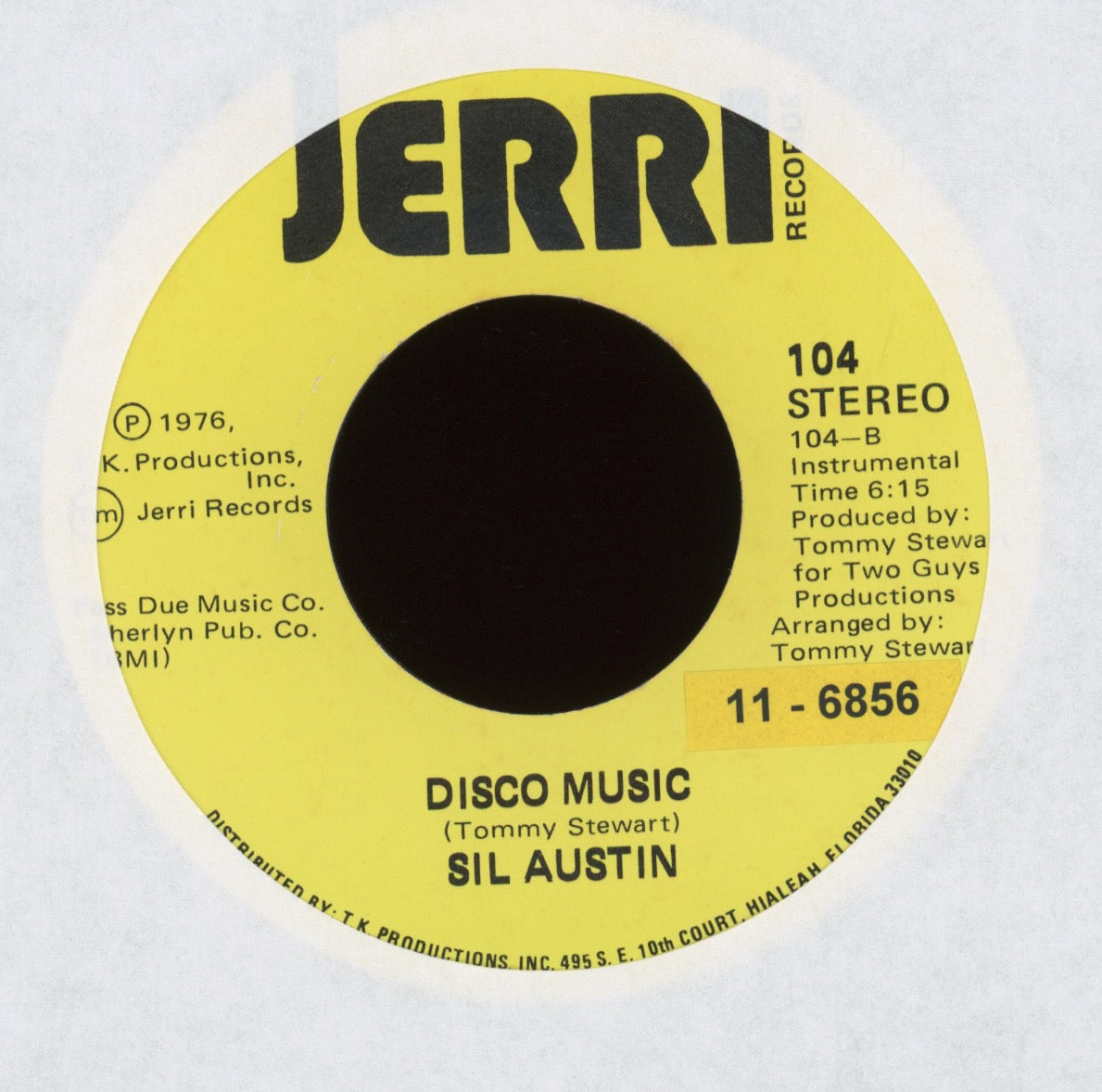 Sil Austin - Disco Lady on Jerri 70s Soul Funk 45