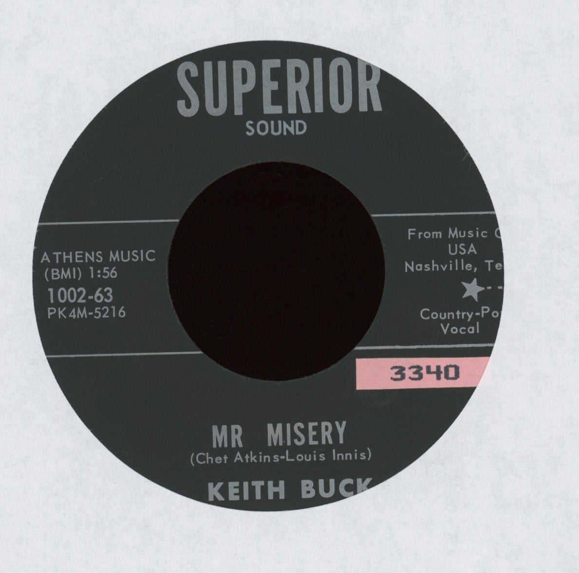 Keith Buck - Mr. Misery on Superior Country 45