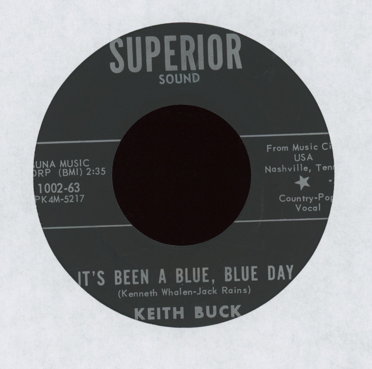 Keith Buck - Mr. Misery on Superior Country 45