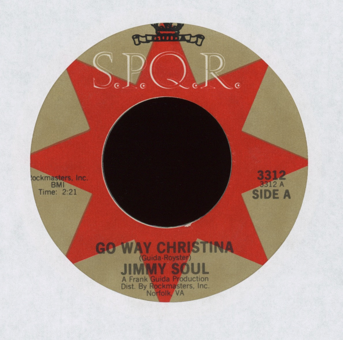 Jimmy Soul - Everybody's Gone Ape on SPQR R&B 45
