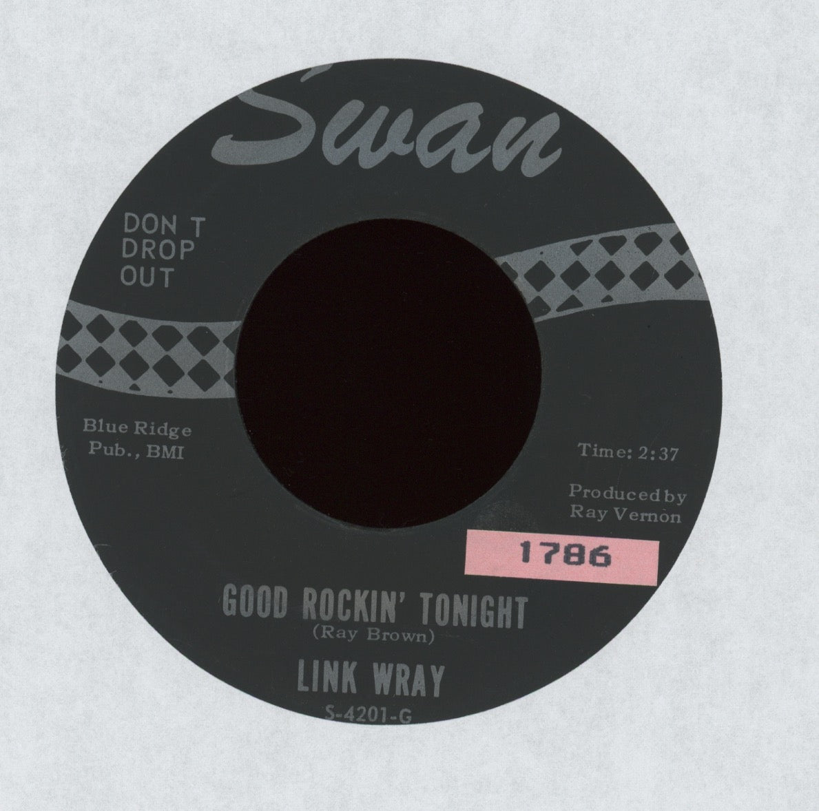 Link Wray - Good Rockin' Tonight on Swan Rockabilly 45