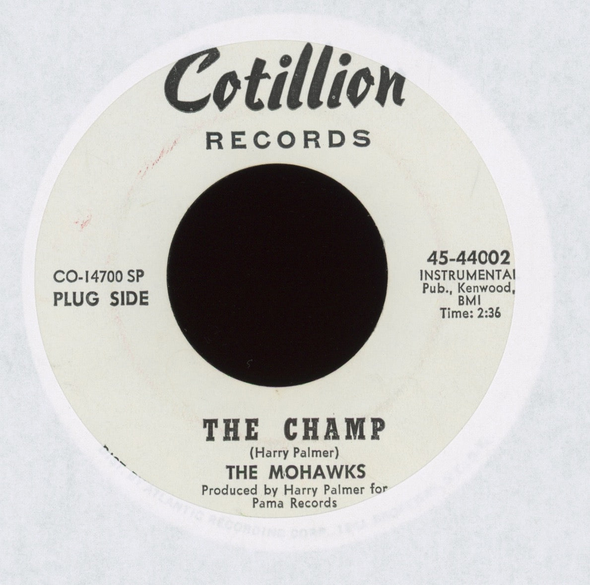 The Mohawks - The Champ on Cotillion Promo Mod Funk 45