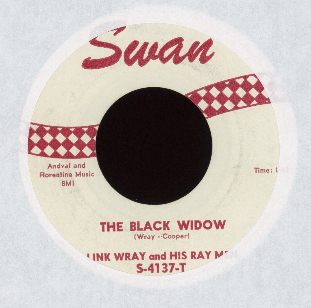 Link Wray And His Ray Men - Jack The Ripper on Swan Rockabilly Surf 45