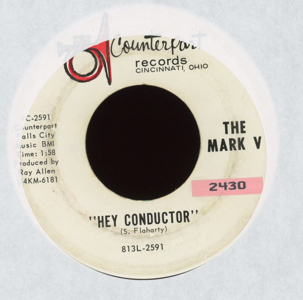 The Mark V - Hey Conductor on Counterpart Garage Fuzz 45