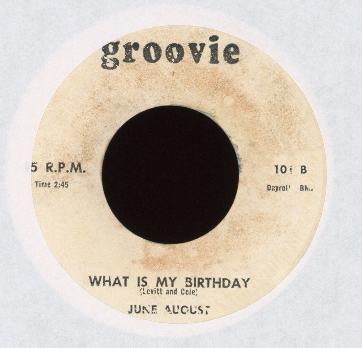 June August - Hip Kitty To Bopper on Groovie Rockabilly 45