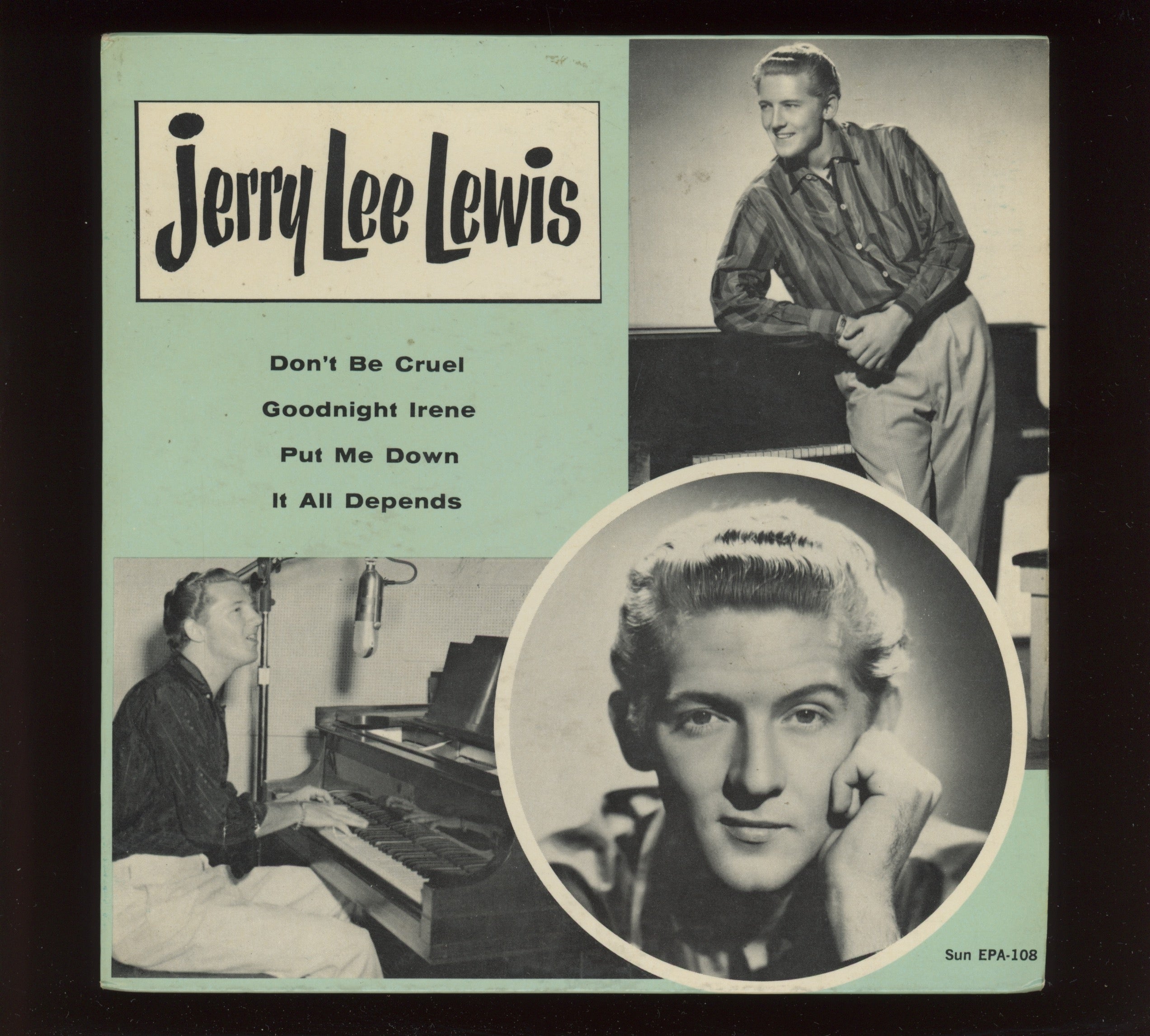 Jerry Lee Lewis - Don't Be Cruel on Sun EPA-108 EP 45 With Cover