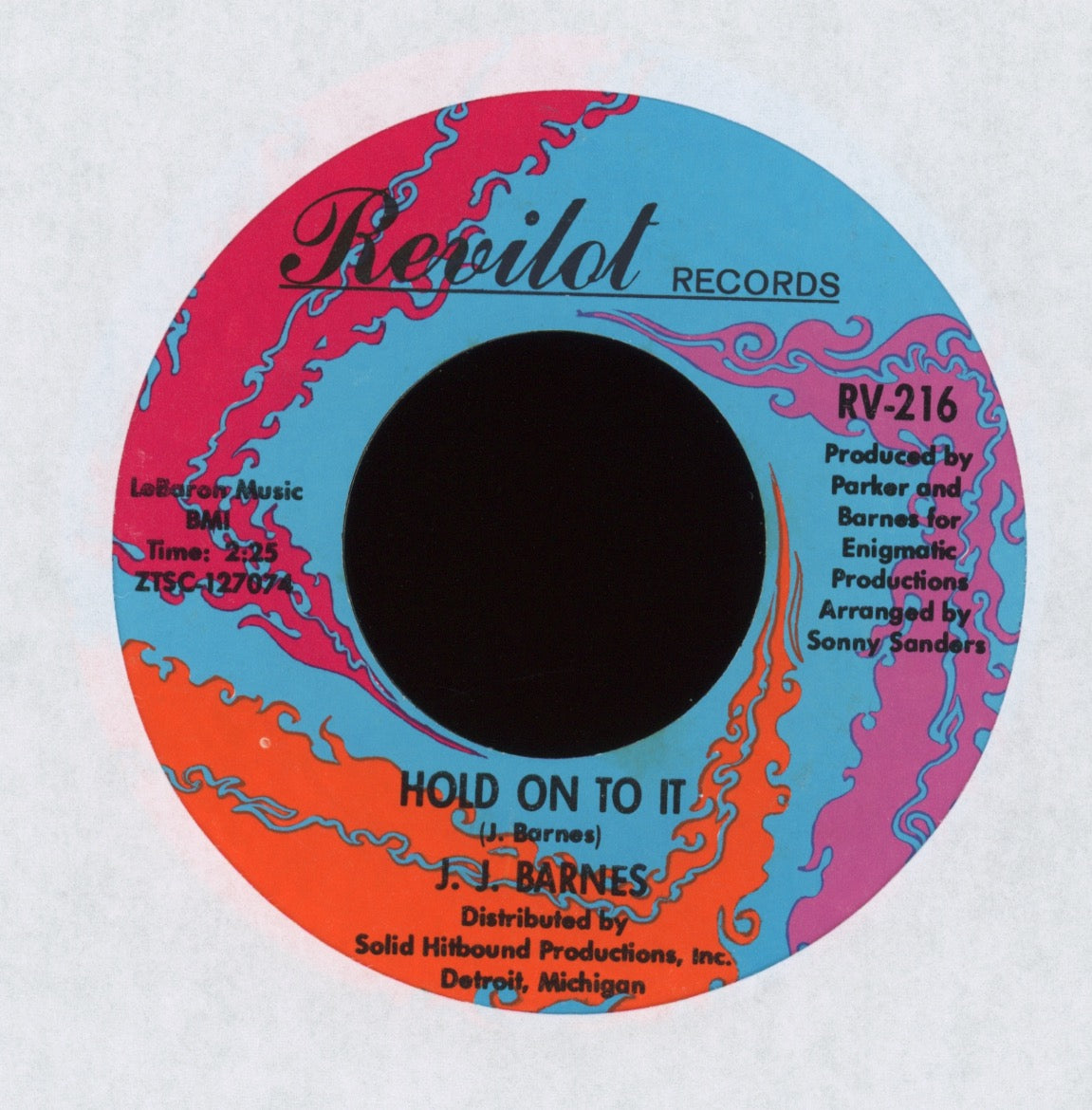 J. J. Barnes - Now She's Gone on Revilot Northern Soul 45