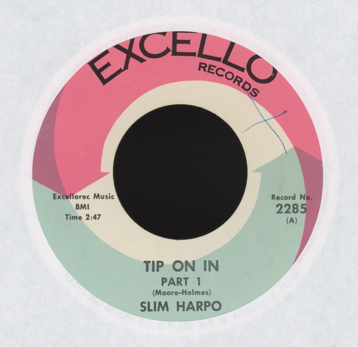 Slim Harpo - Tip On In on Excello R&B 45