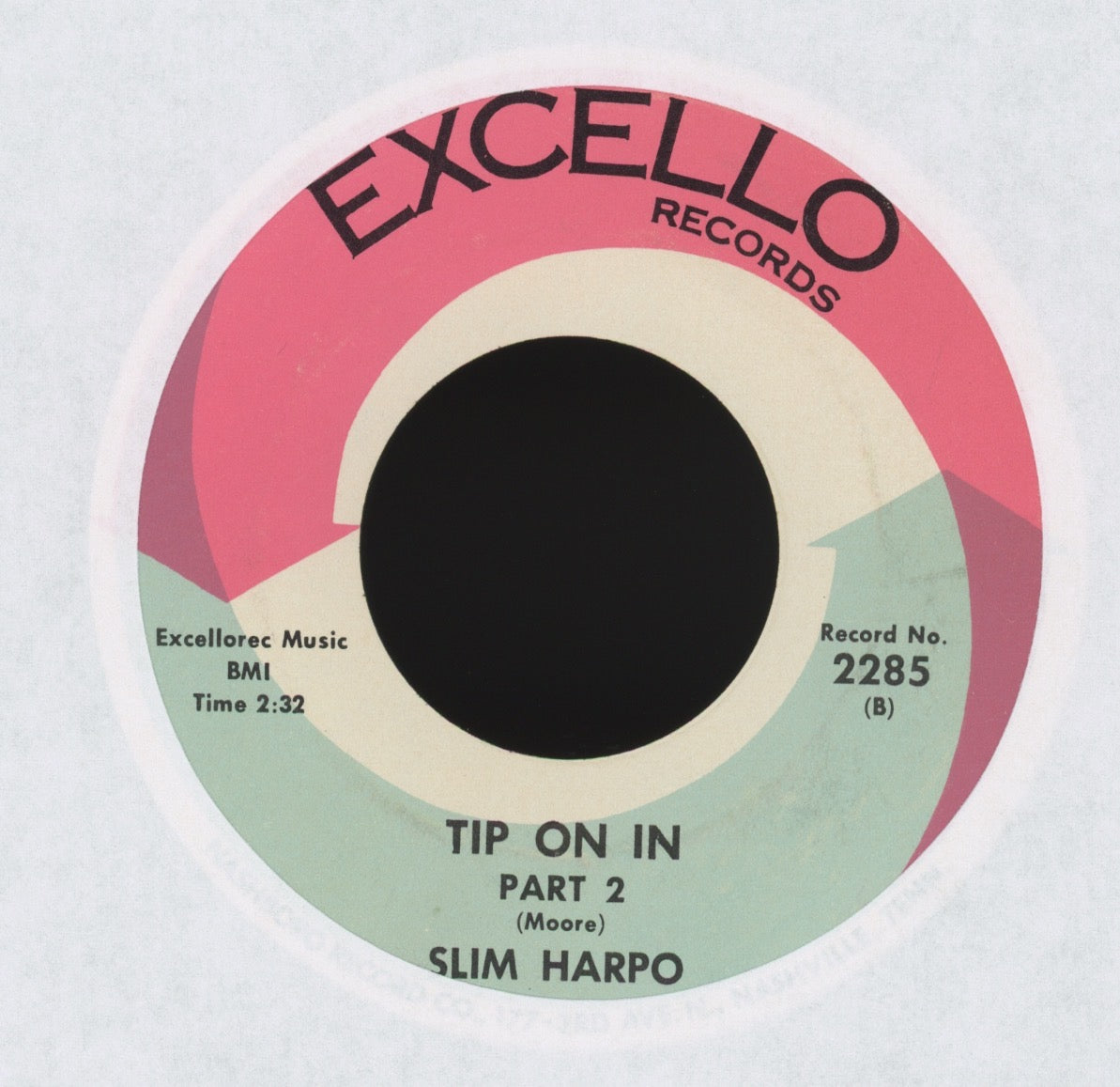 Slim Harpo - Tip On In on Excello R&B 45