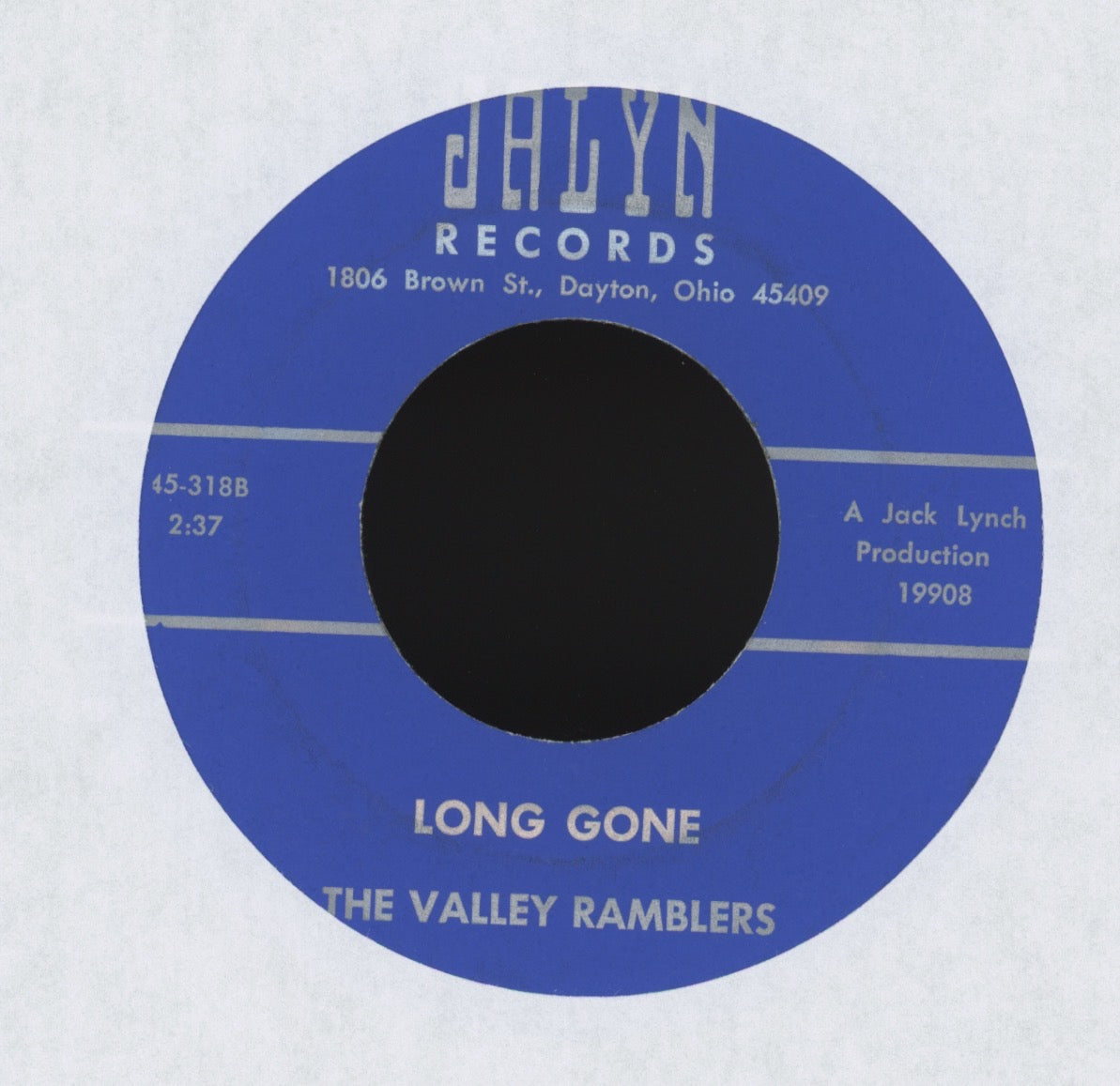 The Valley Ramblers - I Can't Go On This Way on Jalyn Lonesome Bluegrass 45