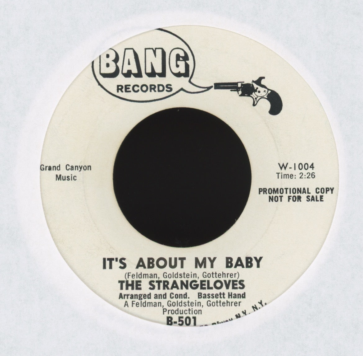 The Strangeloves - I Want Candy on Bang Promo Rock 45