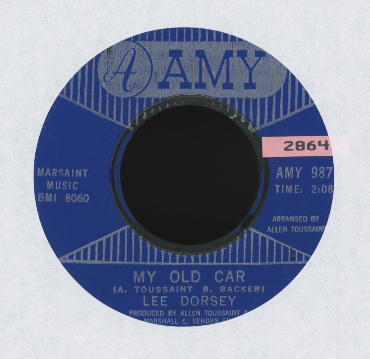 Lee Dorsey - My Old Car on Amy R&B 45