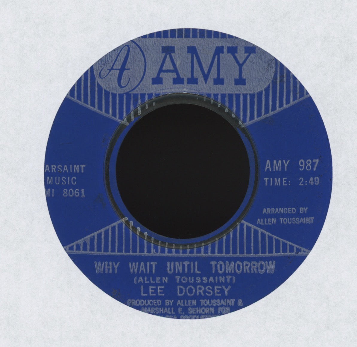 Lee Dorsey - My Old Car on Amy R&B 45