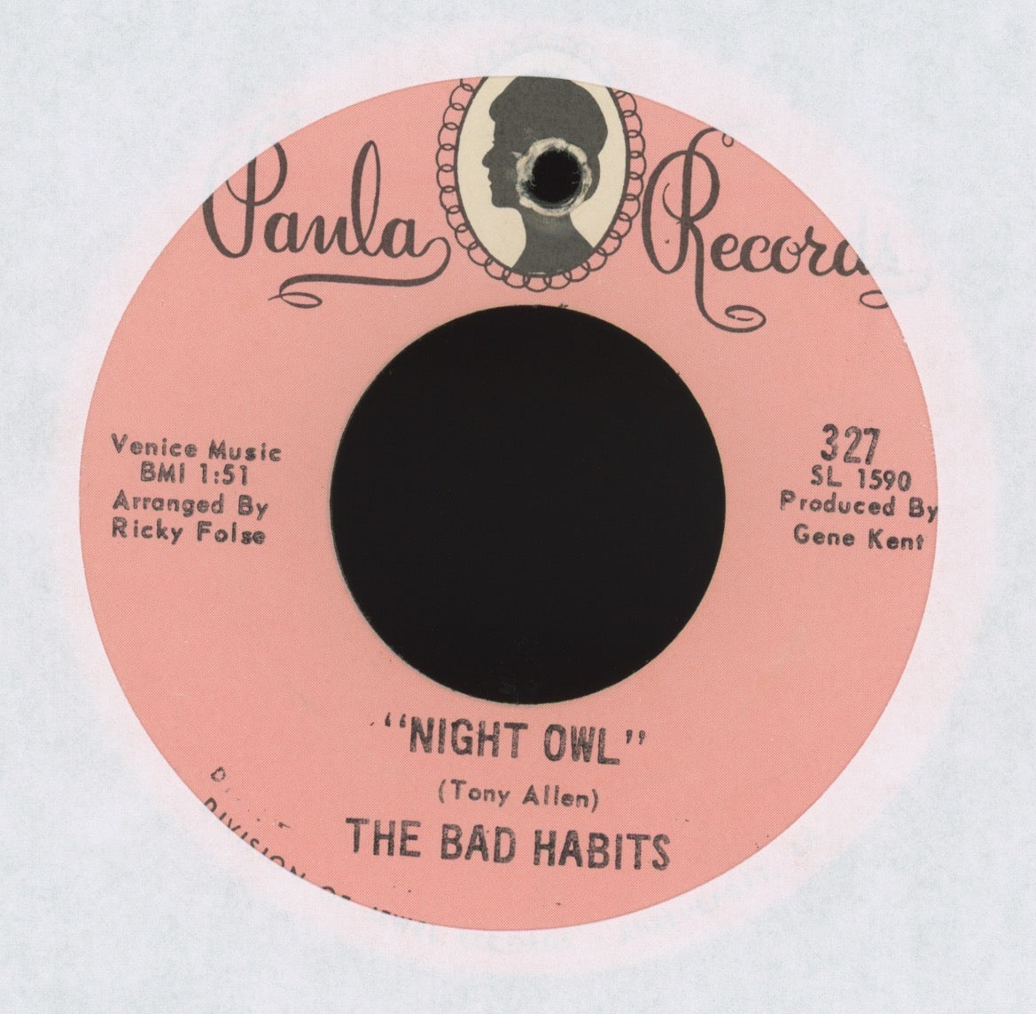 Bad Habits - Night Owl on Paula Northern Soul 45