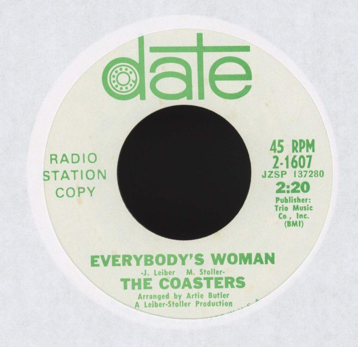 The Coasters - She Can on Date Promo Funk 45