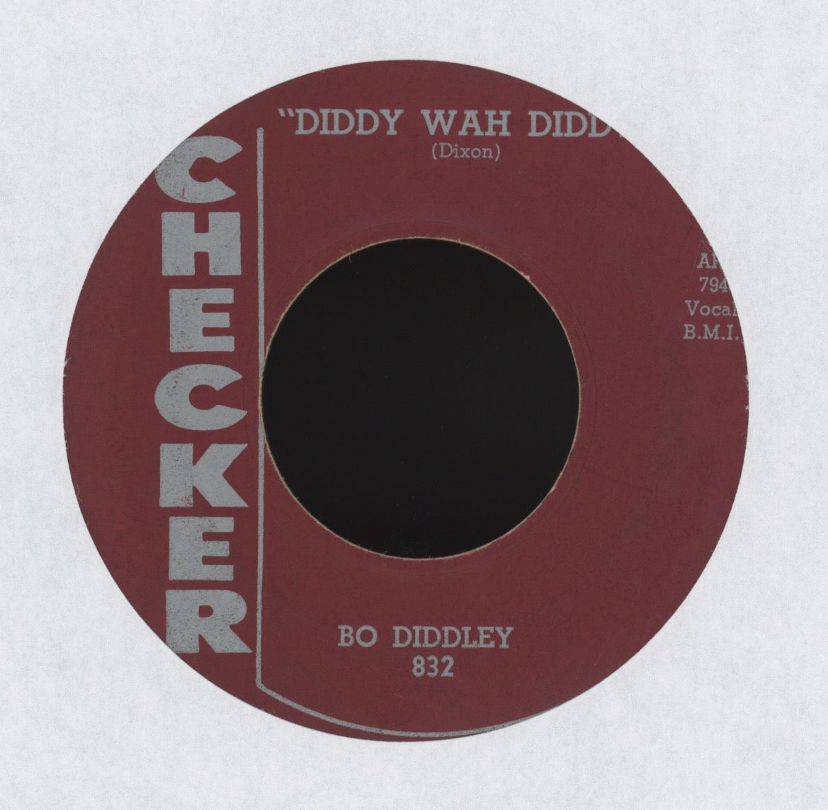 Bo Diddley - Diddy Wah Diddy on Checker R&B Repress 45