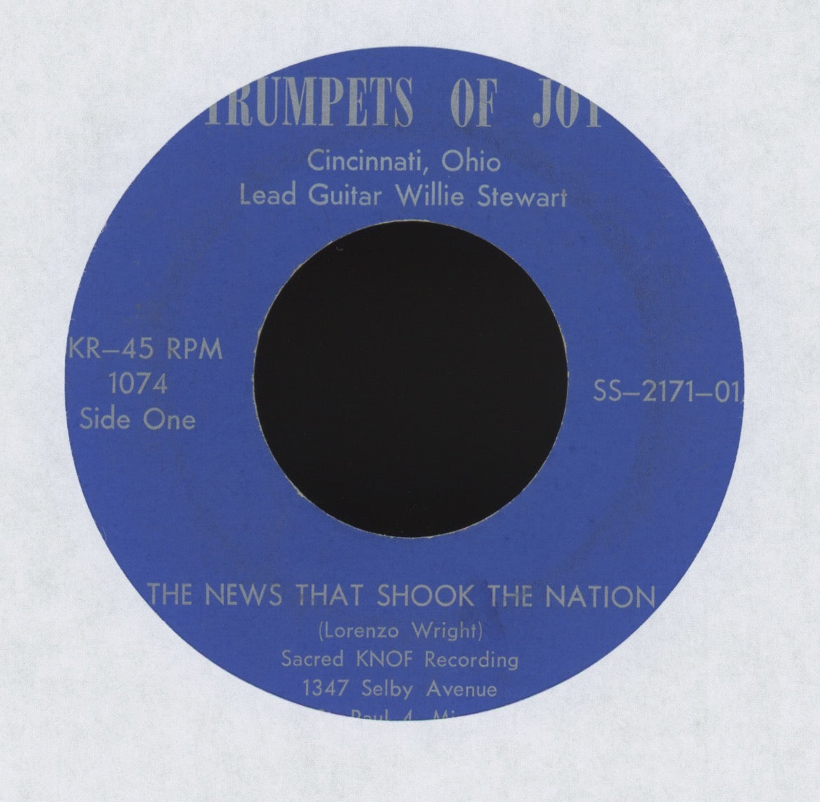 The Trumpets Of Joy - The News That Shook The Nation Gospel 45
