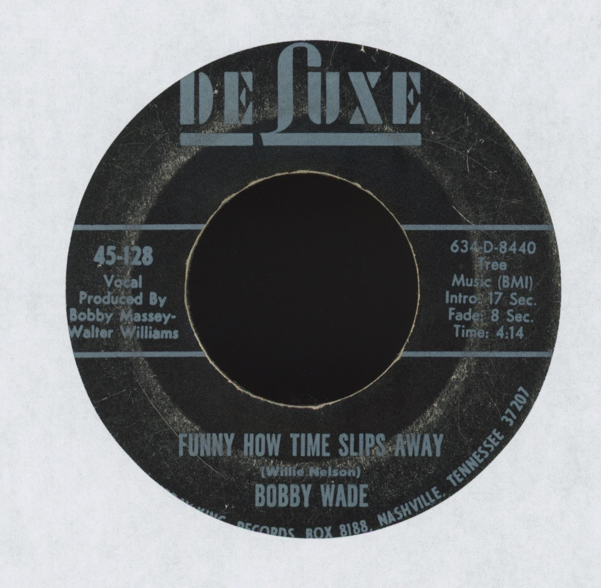 Bobby Wade - Blind Over You on DeLuxe Sweet Soul 45