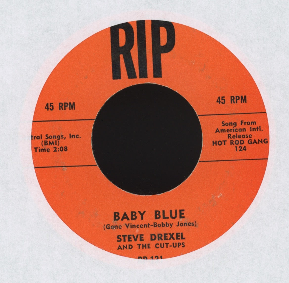 Steve Drexel & The Cut-Ups - Dance To The Bop on RIP Rockabilly 45