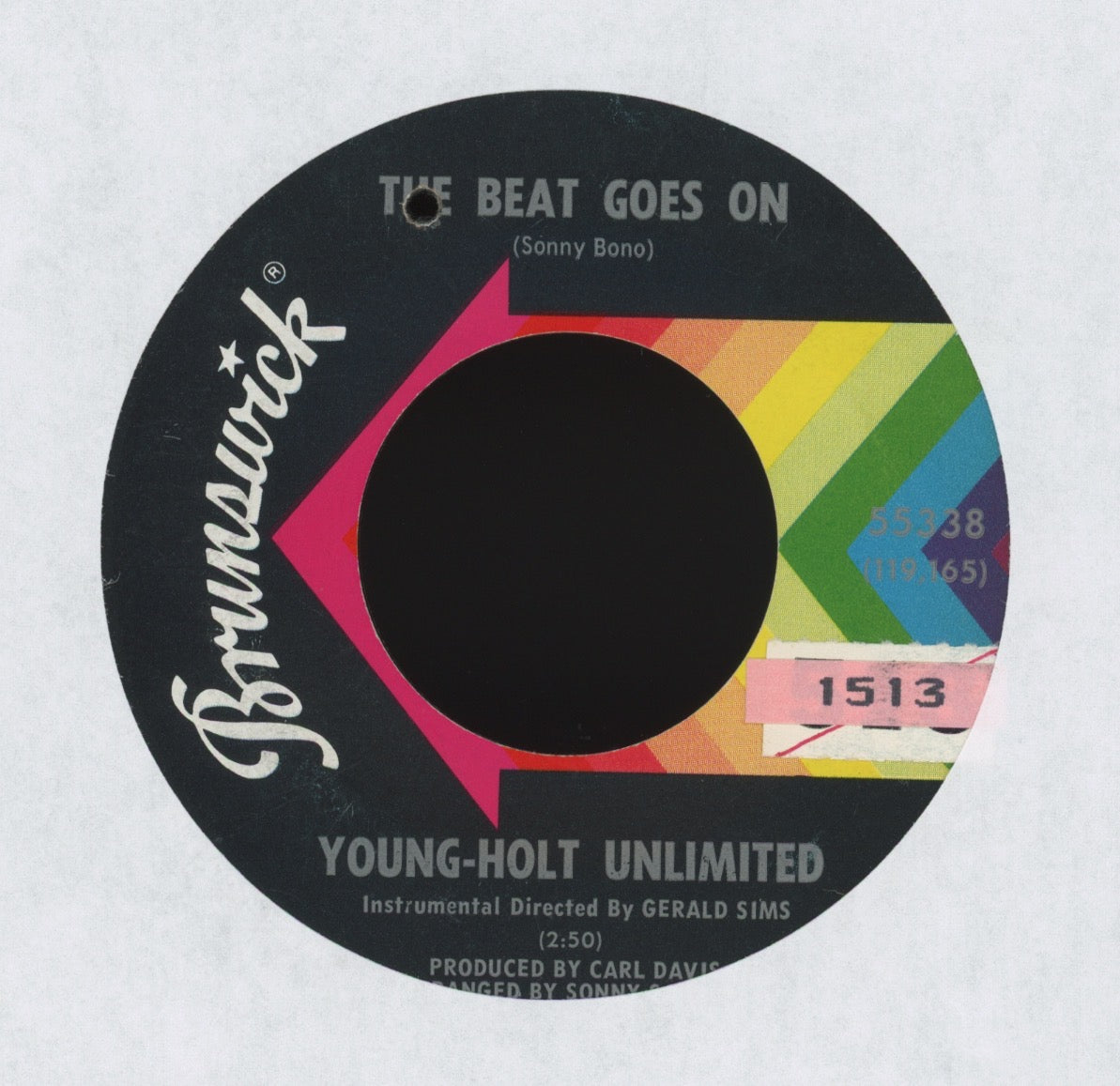 Young Holt Unlimited - The Beat Goes On on Brunswick Soul Jazz 45