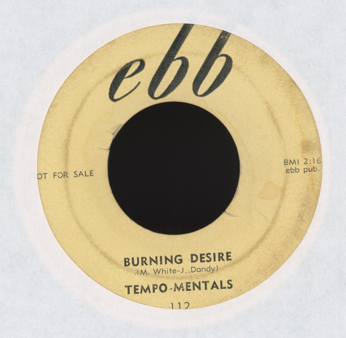 Tempo-Mentals - Dearest on Ebb Promo R&B Doo Wop 45