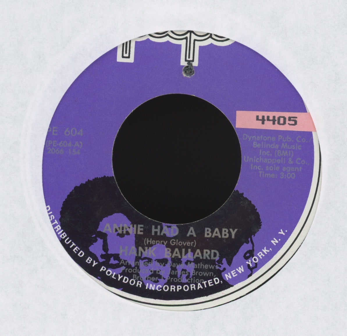 Hank Ballard - Annie Had A Baby on People Funk 45