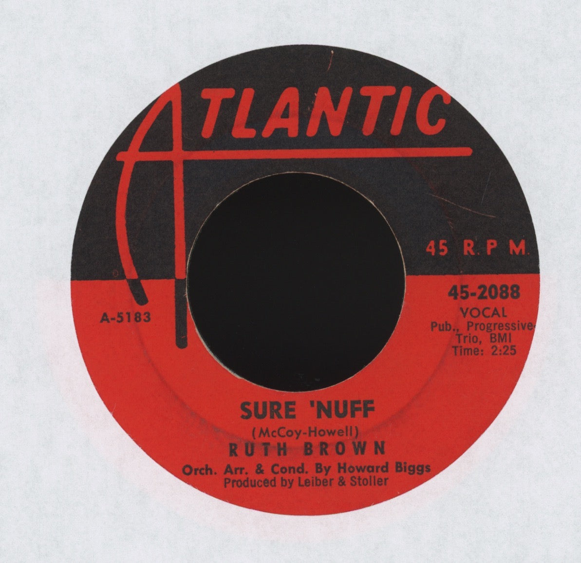 Ruth Brown - Here He Comes on Atlantic R&B 45