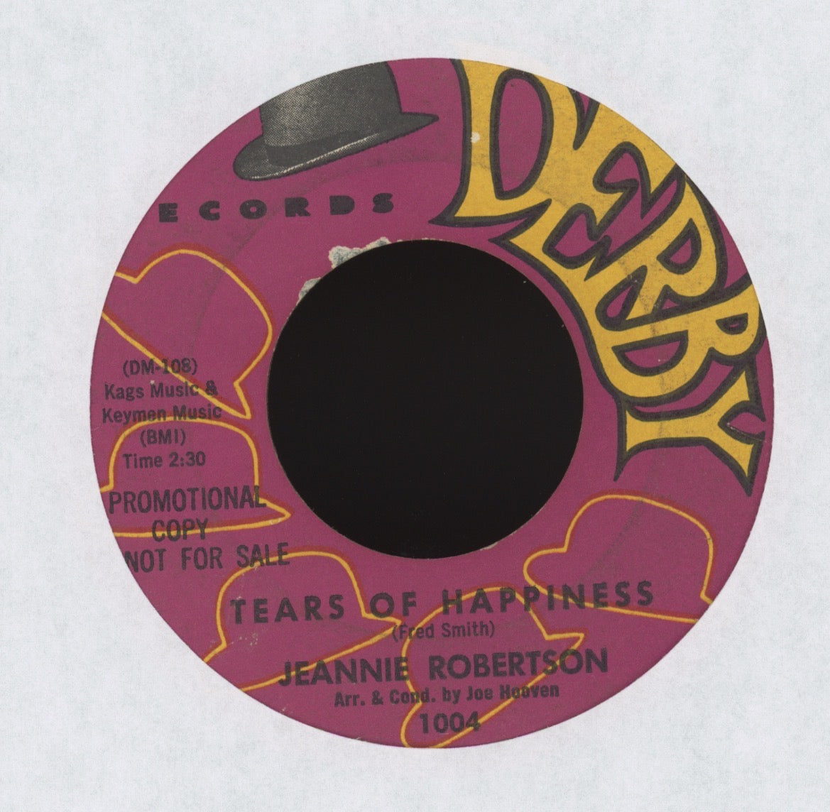 Jeannie Robertson - Memories on Derby Promo Northern Soul Popcorn 45