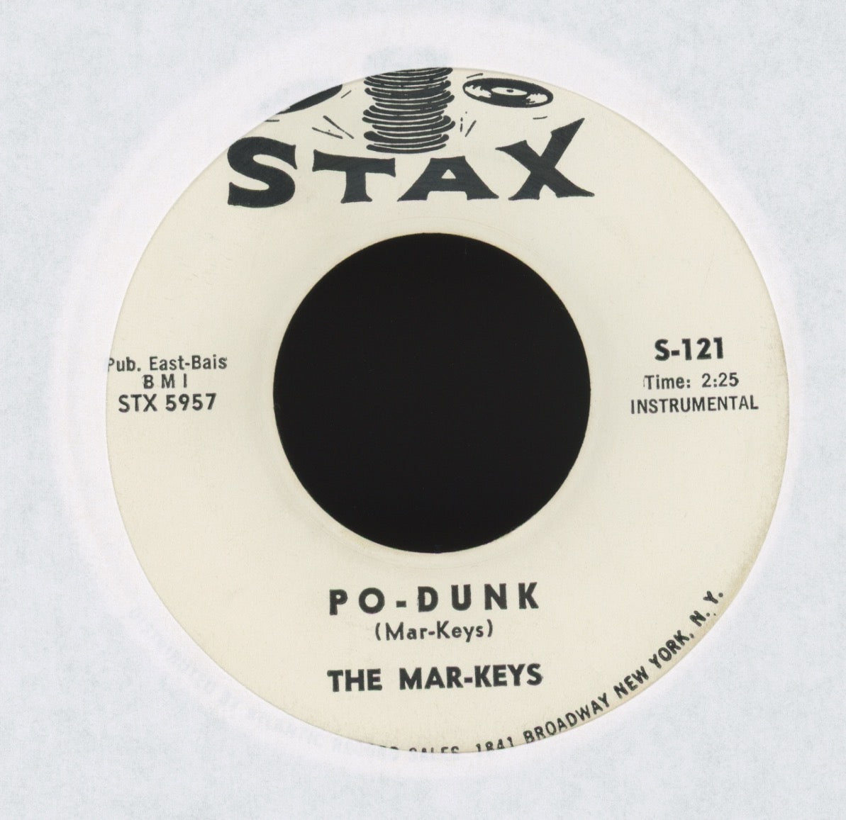 The Mar-Keys - Pop-Eye Stroll / Po-Dunk on Stax R&B Mod Soul 45
