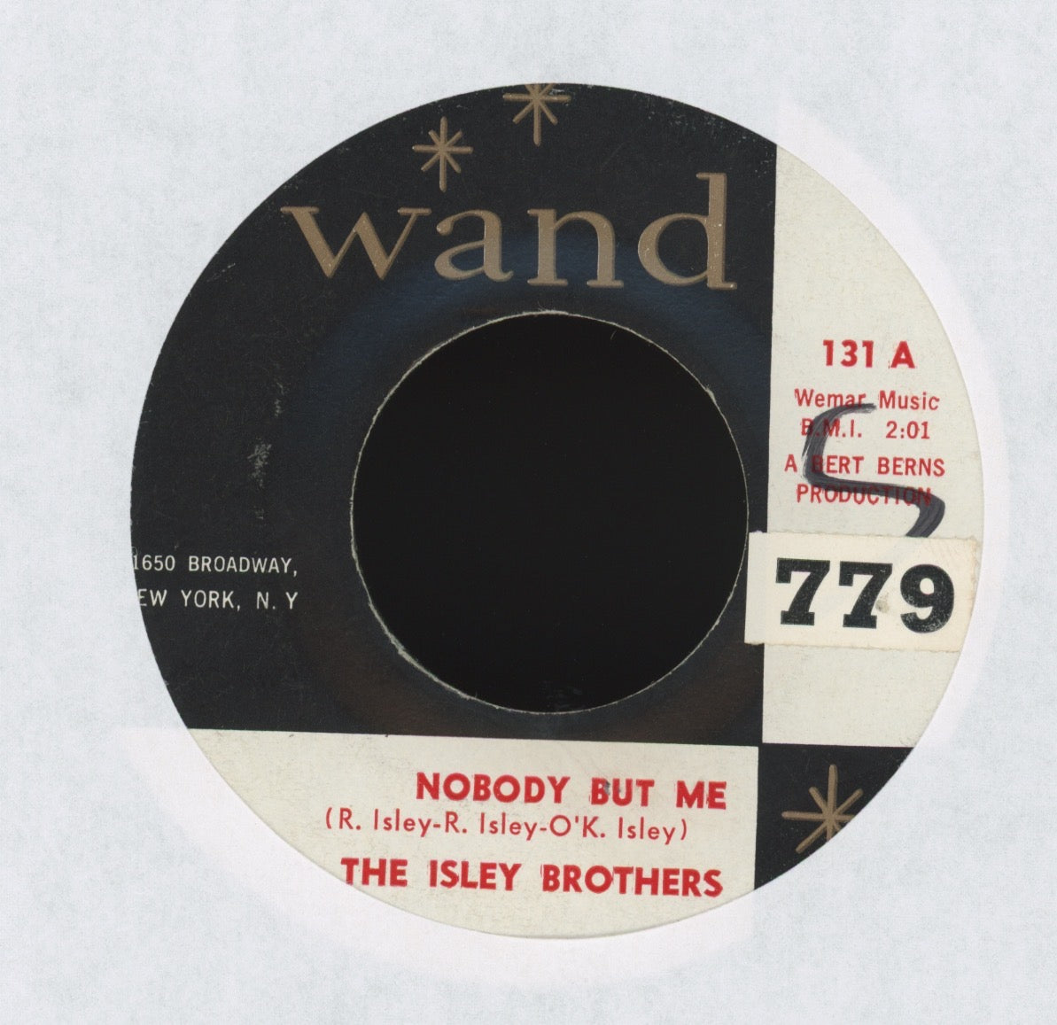 The Isley Brothers - Nobody But Me on Wand R&B 45
