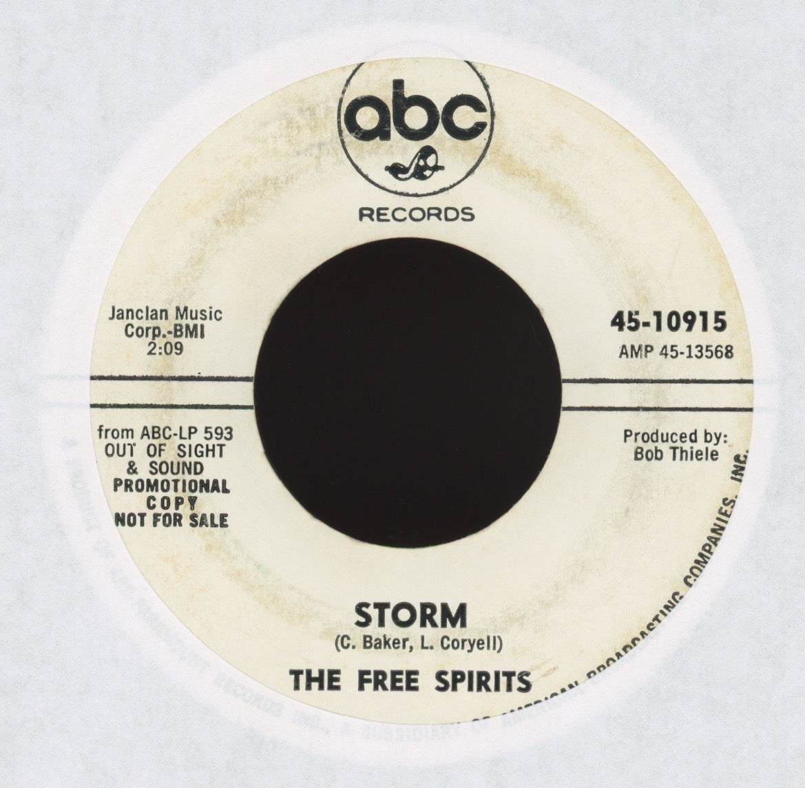 The Free Spirits - Storm on ABC Promo Pop Psych 45