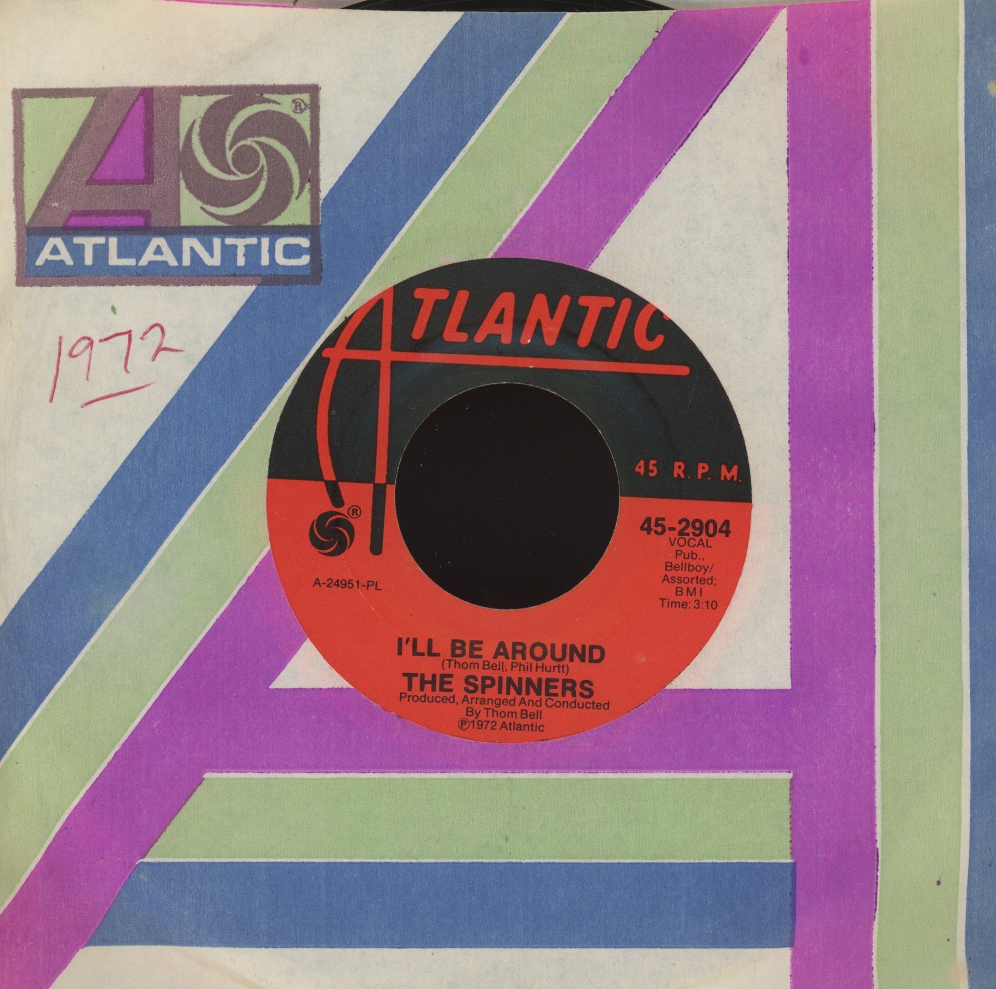 Spinners - I'll Be Around on Atlantic