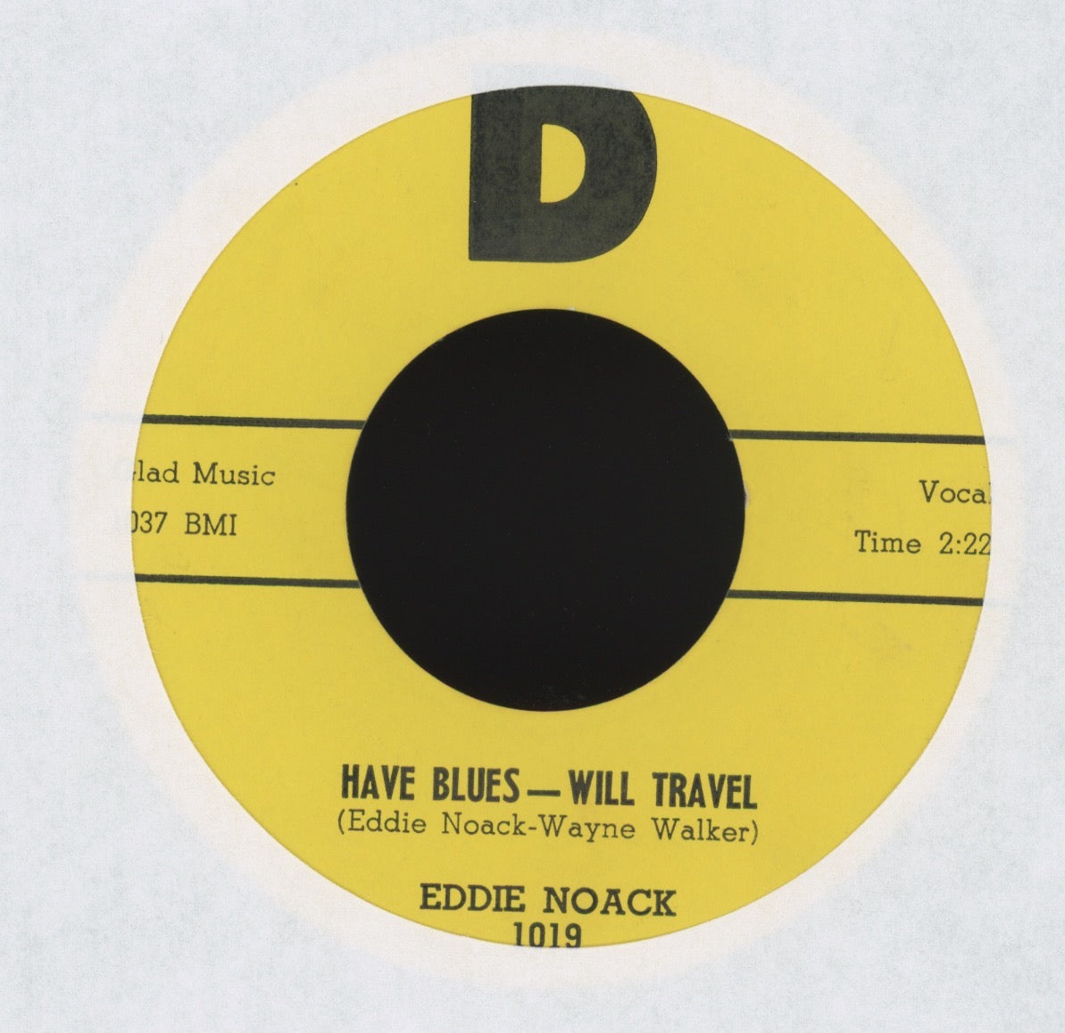 Eddie Noack - The Price Of Love on D Rockabilly 45