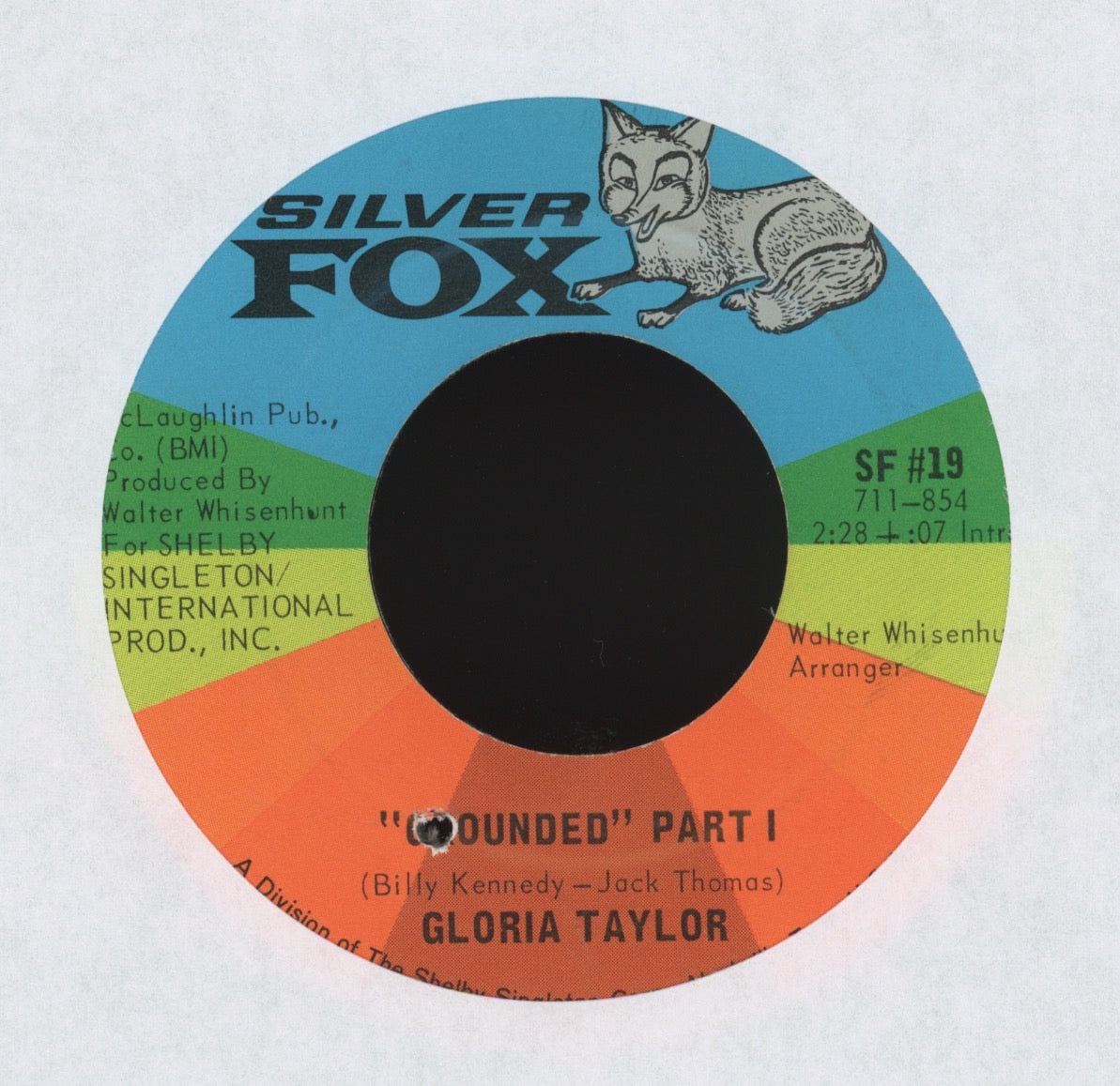 Gloria Taylor - Grounded on Silver Fox Soul Funk 45