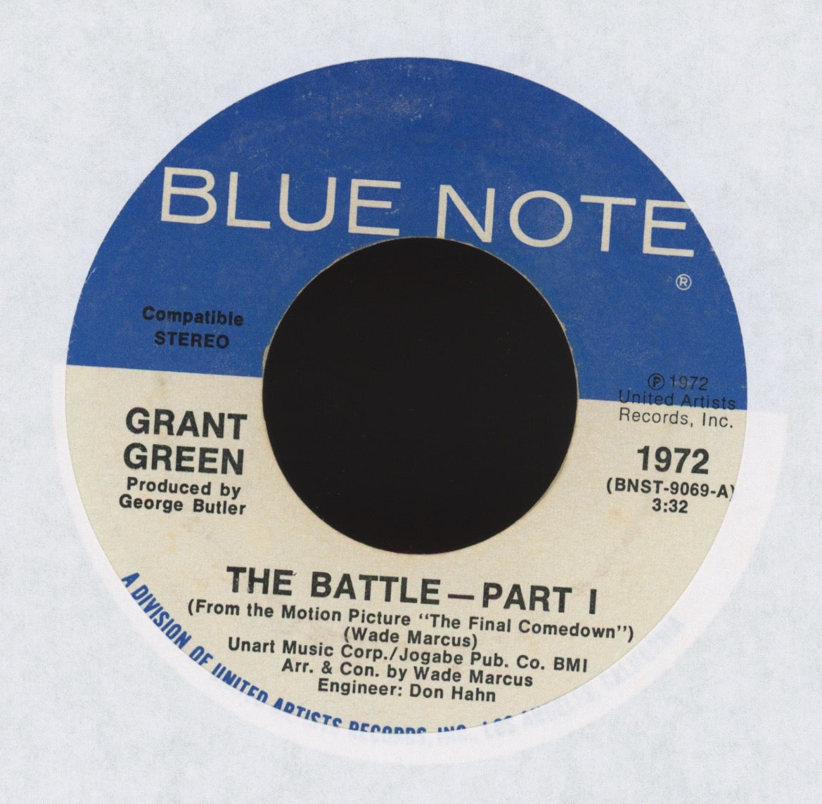 Grant Green - The Battle on Blue Note Jazz Funk 45