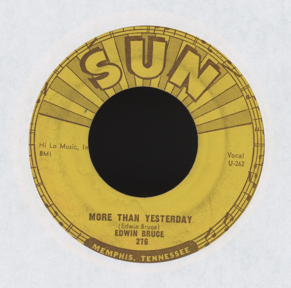 Ed Bruce - Rock Boppin' Baby on Sun Rockabilly 45