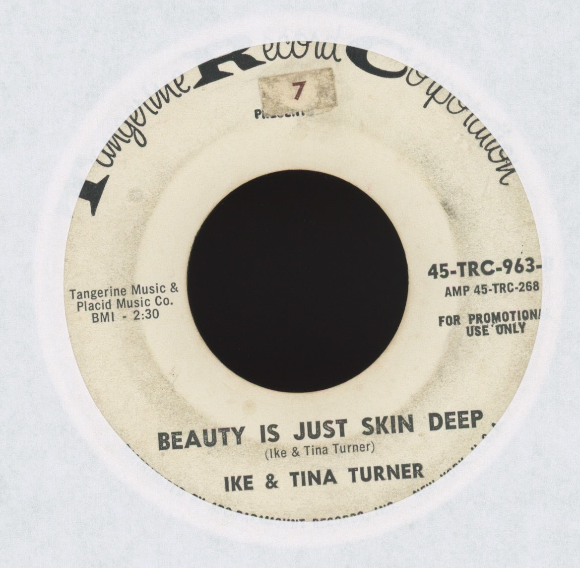 Ike & Tina Turner - Anything You Wasn't Born With on Tangerine Promo Soul 45