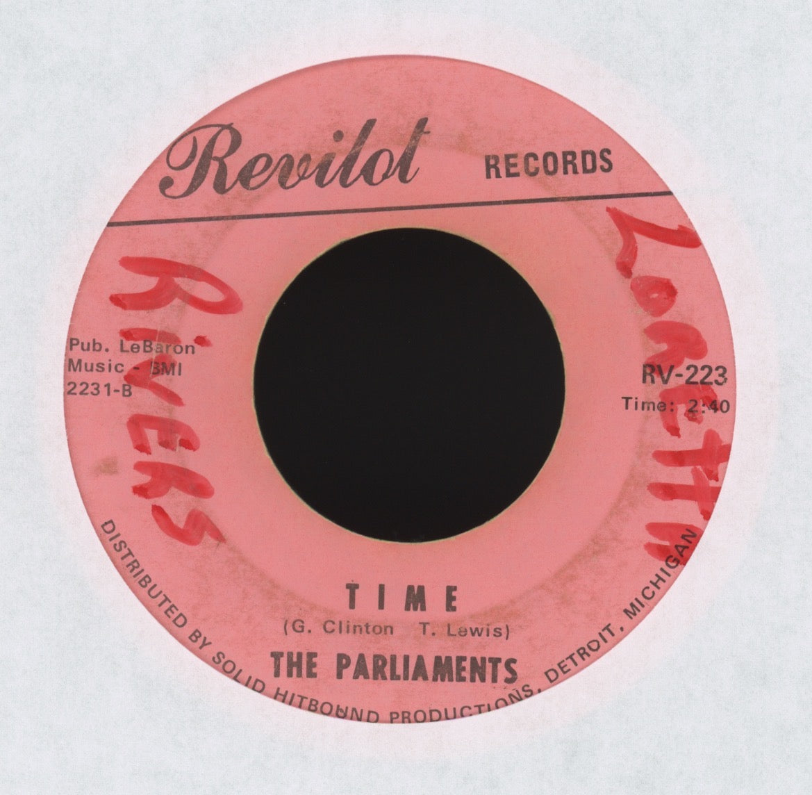 The Parliaments - Good Old Music on Revilot Funk 45