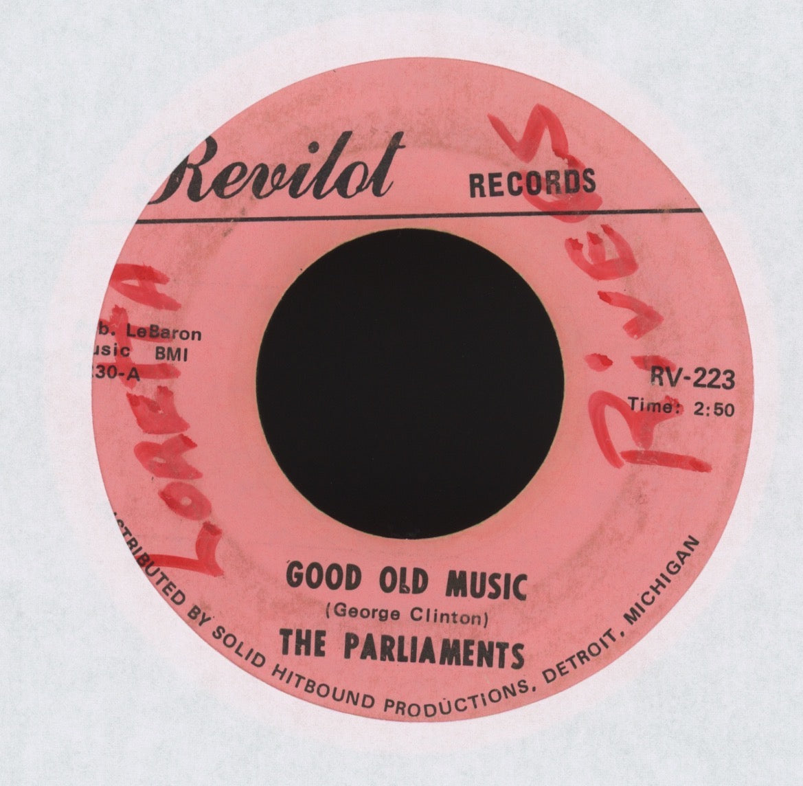 The Parliaments - Good Old Music on Revilot Funk 45