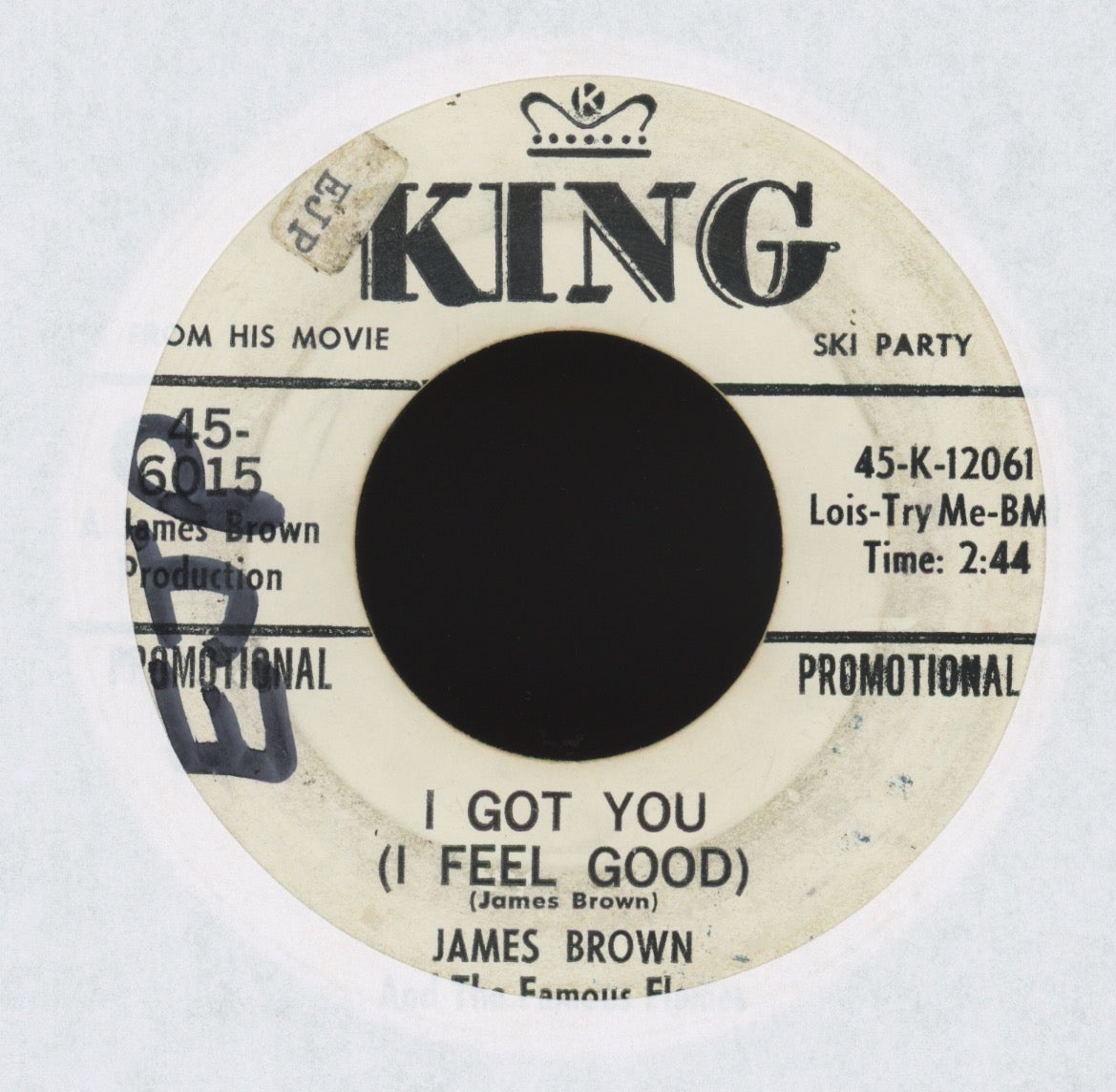 James Brown & The Famous Flames - I Got You (I Feel Good) on King Promo Funk 45