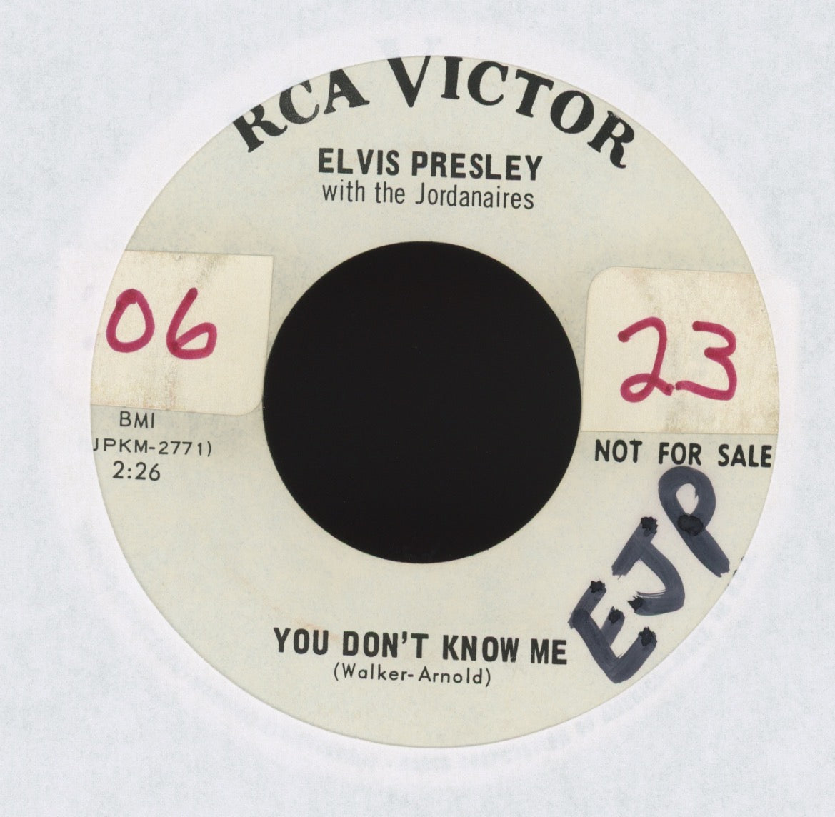 Elvis Presley - Big Boss Man on RCA Promo 45